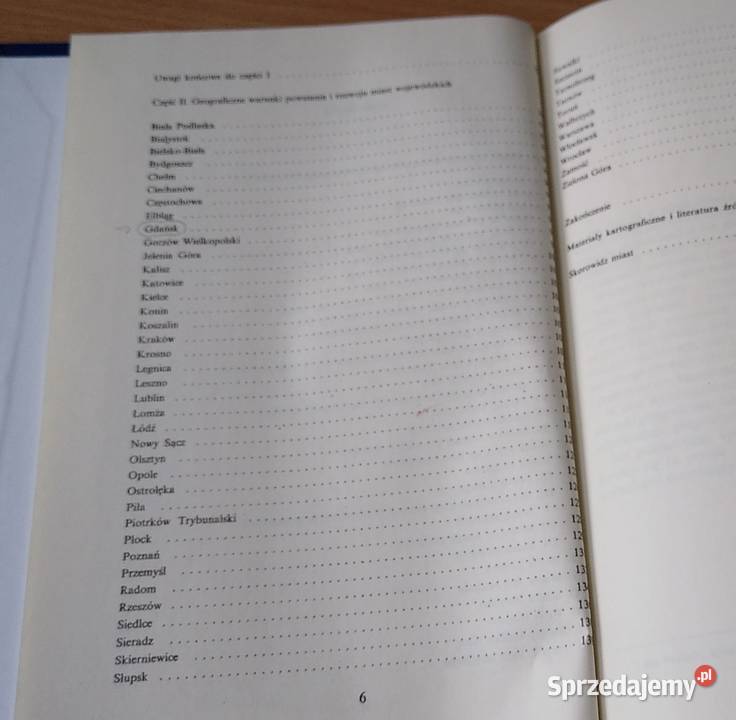 Geograficzne warunki powstawania miast polskich twarda Książki naukowe i popularnonaukowe Gdańsk