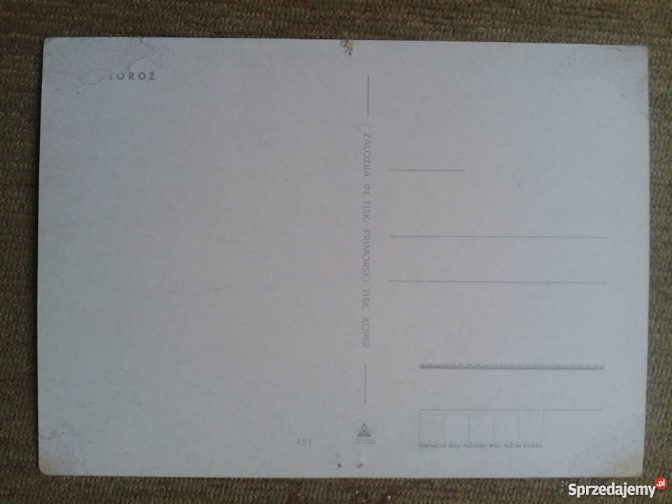 PORTOROŻ KURORT TURYSTYCZNY W SŁOWIENII Pocztówki i karty telefoniczne Piszczac