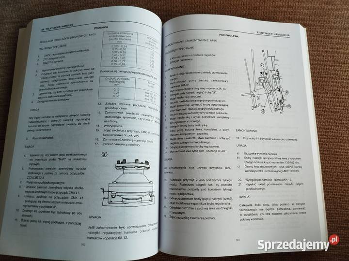 Instrukcja napraw MF 255 Ursus 2802 2812 3502 Pozostałe Lublin sprzedam