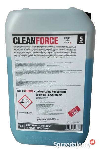 Mycie odtłuszczanie elewacji płyn CLEANFORCE Pozostałe Lublin