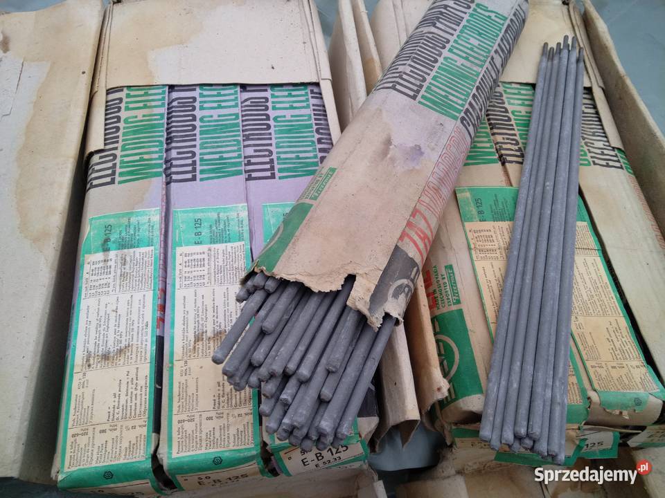 Elektrody EB 125 fi 5mm E 5233 ZAZ VAMBERK Pozostałe mazowieckie Płock sprzedam