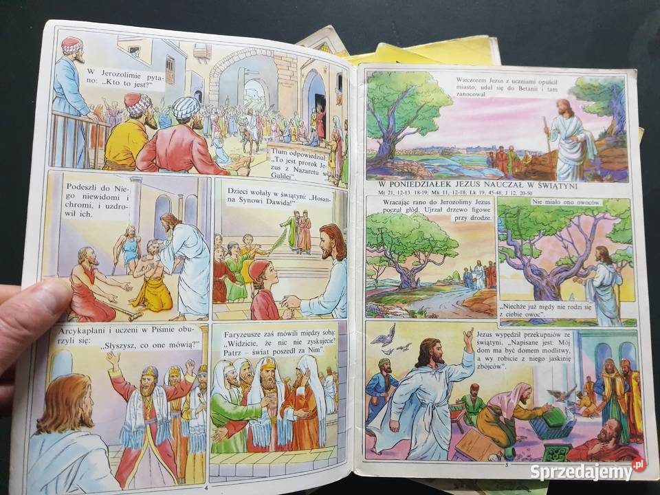 Życie Jezusa Chrystusa 4 komiksy religijne Książki i Podręczniki Gdynia