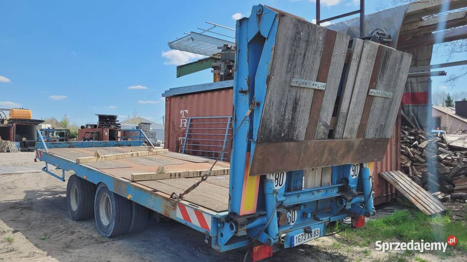 Przyczepa niskopodwoziowa Actm B21215 2 osie 2