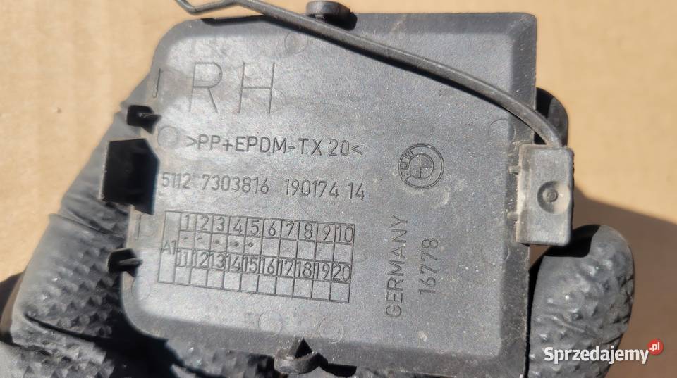 BMW X1 E84 2013 LIFT ZAŚLEPKA HAKA ZDERZAK TYŁ Ruda Śląska