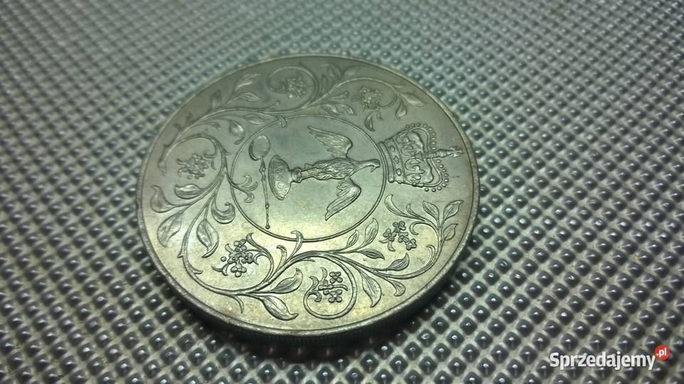 MONETA Wielka Brytania 25 pensów 1977 037 mazowieckie Warszawa sprzedam