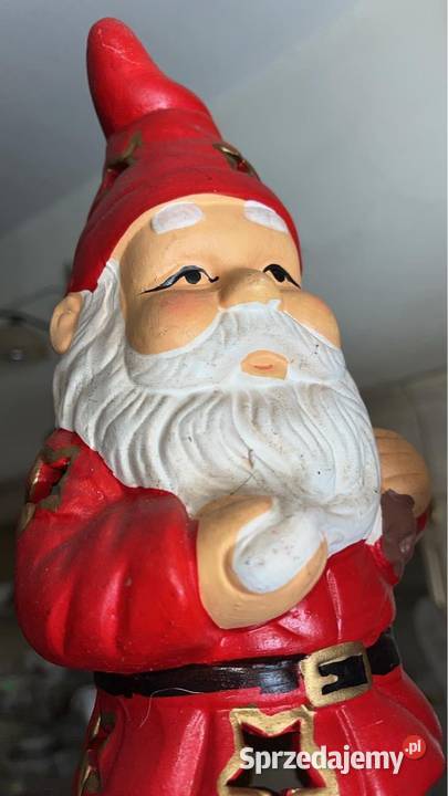 Mikołaj z workiem na świeczkę Ozdoba Boże Gdańsk