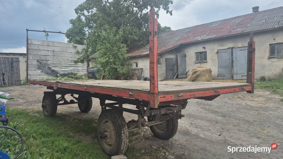 Przyczepa do bel słomy siana Kołdów