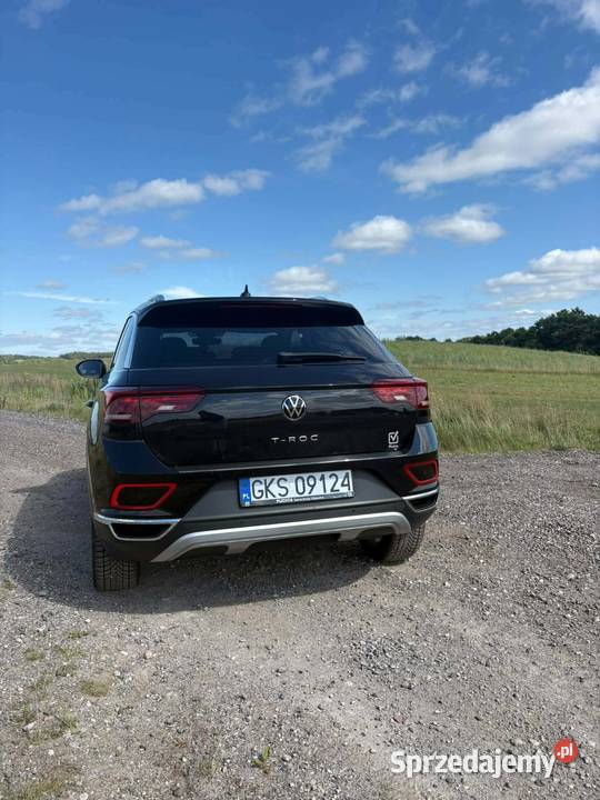 VW TROC 15 TSI DSG Salon Polska czarny Kościerzyna