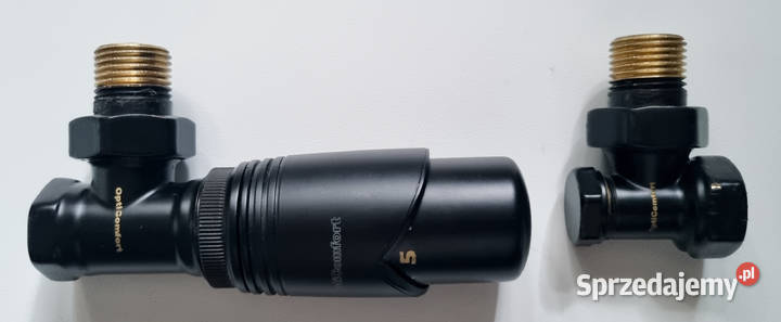 Zawór termostatyczny kątowy 12 Opticomfort Akcesoria grzewcze Sosnowiec sprzedam