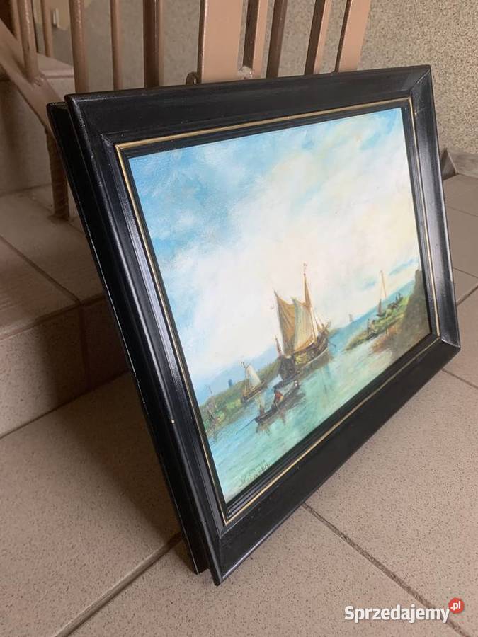 Obraz Łodzie nabrzeżu Łowicz