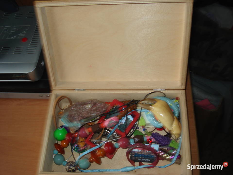 Pudełko drewniane na biżuterię Warszawa sprzedam