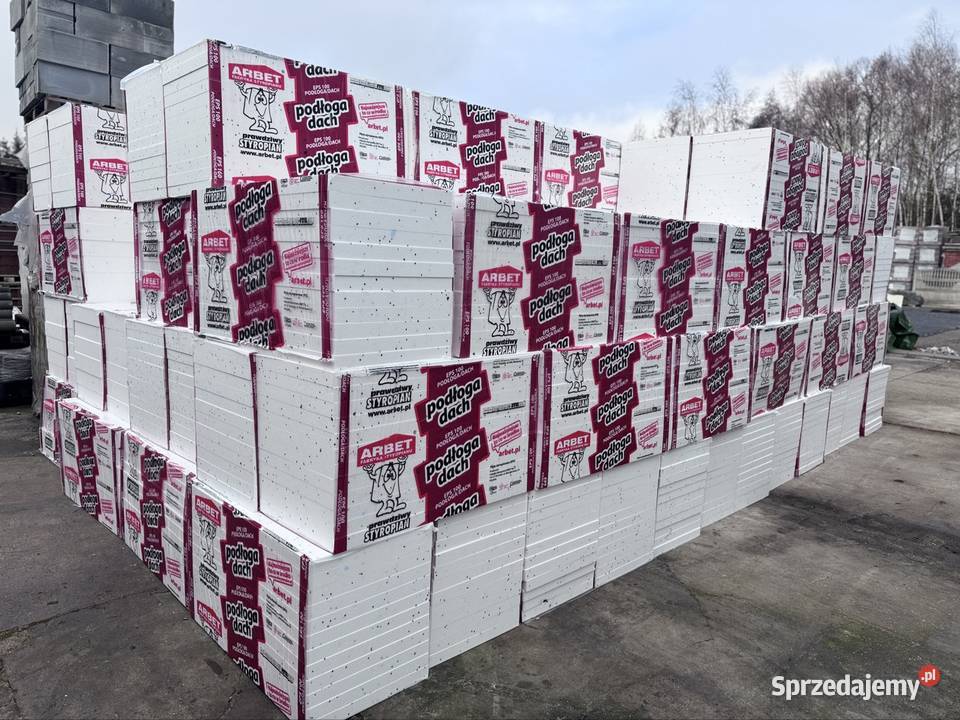 styropian dach podłoga EPS100 Arbet 220 m3 Styropian Oleśnica