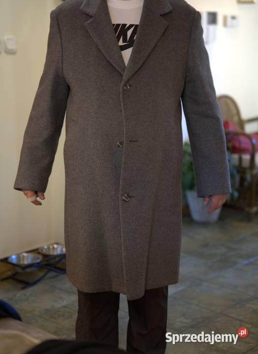 Męski płaszcz wełniany marki Ferre Milano Ustroń sprzedam