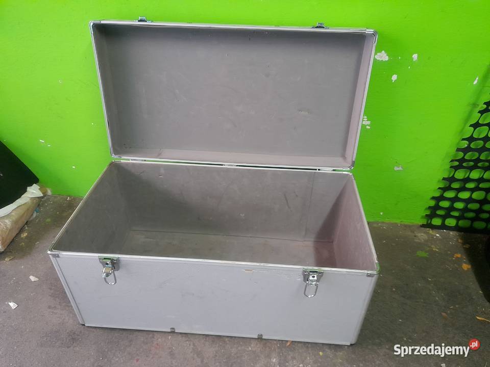 Duzy Kufer Skrzynia Case aluminiowy dolnośląskie Oleśnica