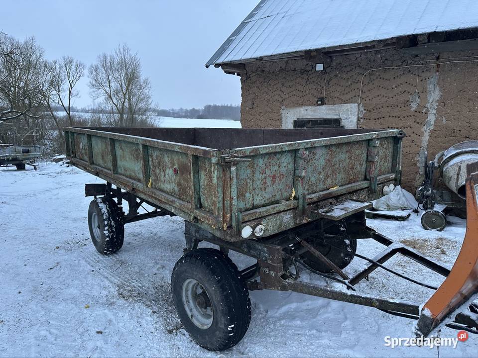 Przyczepa wywrotka autosan d47 Sejny sprzedam