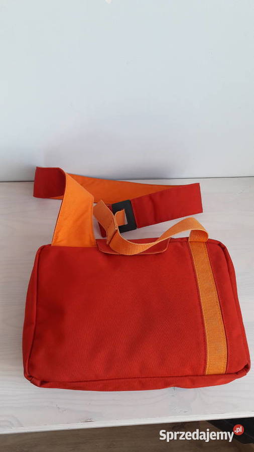 Torebka na ramię Logstoff czerwona 31cm Głuchołazy