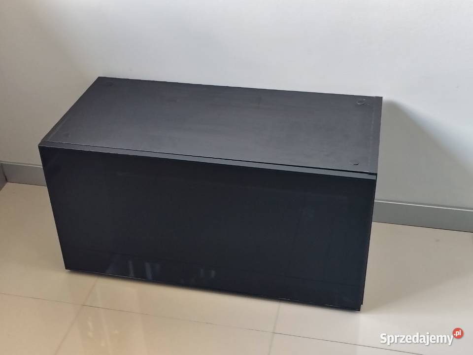 Szafka wisząca IKEA JUTIS szklany front czarna lubelskie Zamość