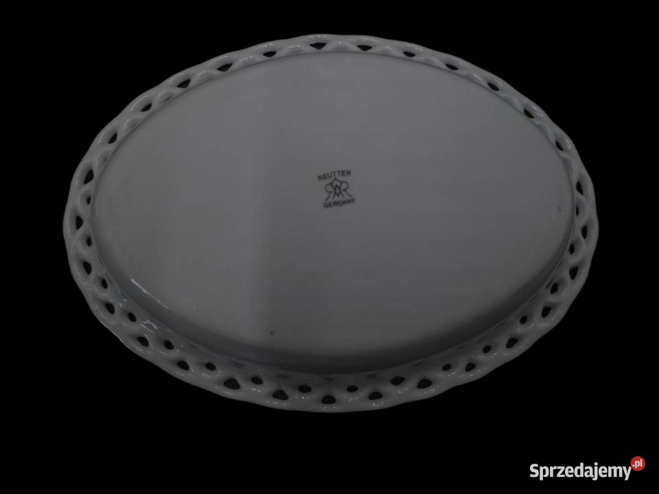 Porcelanowa paterka ażurowa REUTTER Raszków