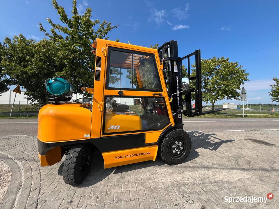 Nowy wózek widłowy z kabiną LPG 3T 3m sprzedam
