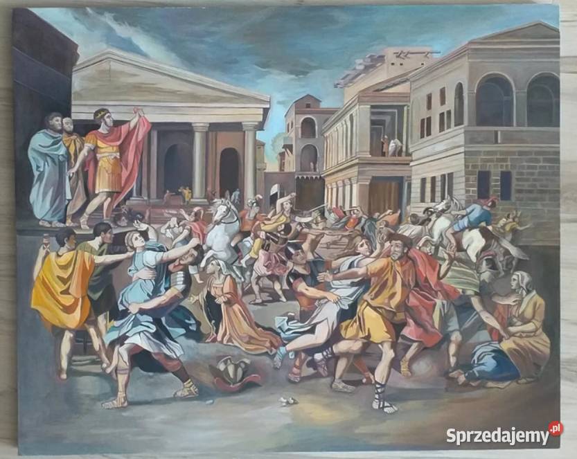 Porwanie sabinek obraz Łódź