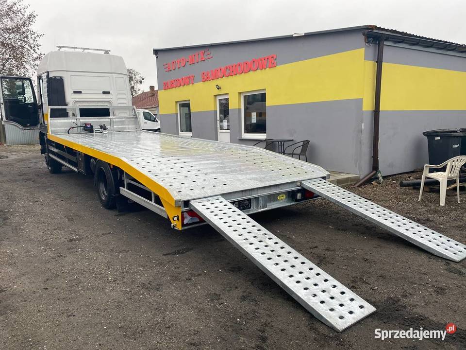 MERCEDES MAN auto laweta DMC 12T nowy najazd diesel Strachosław sprzedam