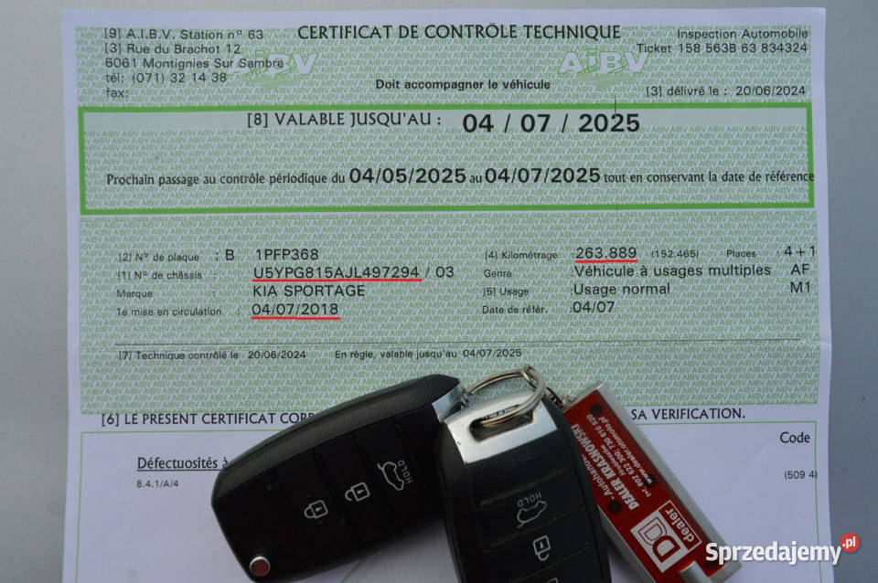 Kia Sportage 17 CRDi Serwis LED Kamera Navi Hrubieszów