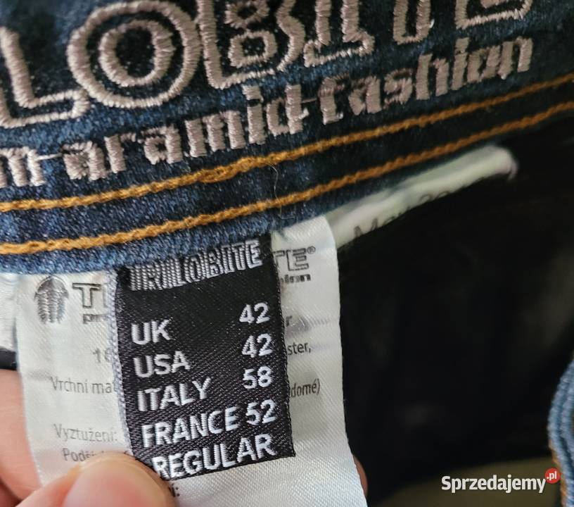 JEANSY MOTOCYKLOWE TRILOBITE PROBUT R42 zachodniopomorskie Szczecin sprzedam