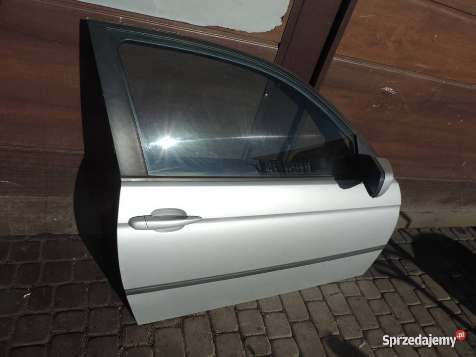 DRZWI PRAWY PRZÓD BMW E46 COMPACT TTITAN SILBER części blacharskie małopolskie Nowy Sącz sprzedam