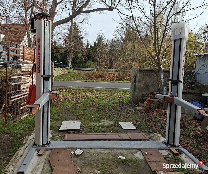 Podnośnik samochodowy śrubowy dwukolumnowy Podnośniki kolumnowe Podnośniki warsztatowe dolnośląskie Roztoka