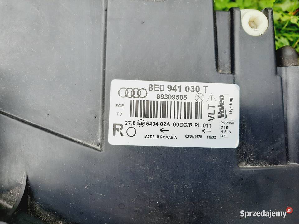 Reflektory Audi S4 A4 B6 Oryginał Valeo stan osobowe