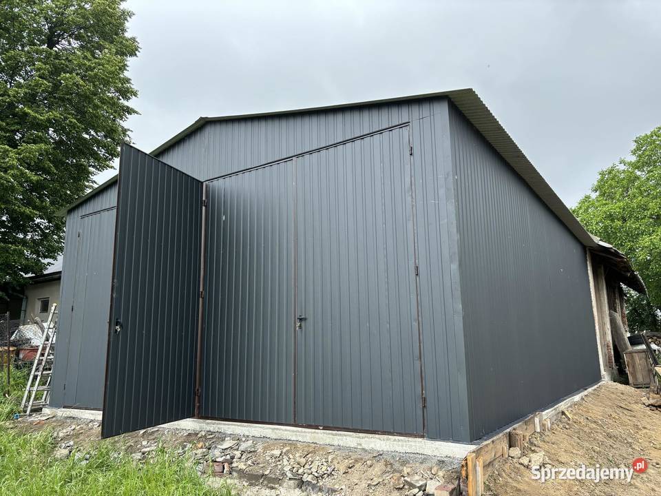 Duży Garaż BlaszanyWIATA HALA GRAFITMagazyn Łęczyca