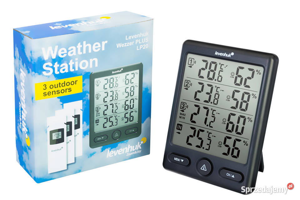 Stacja meteorologiczna Levenhuk Wezzer PLUS LP20 Warszawa