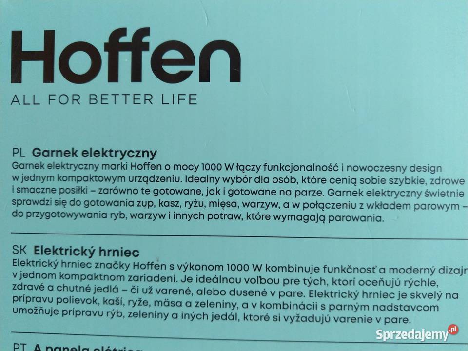 NAJTANIEJ Garnek Elektryczny 3L Gotowanie Na Zabrze