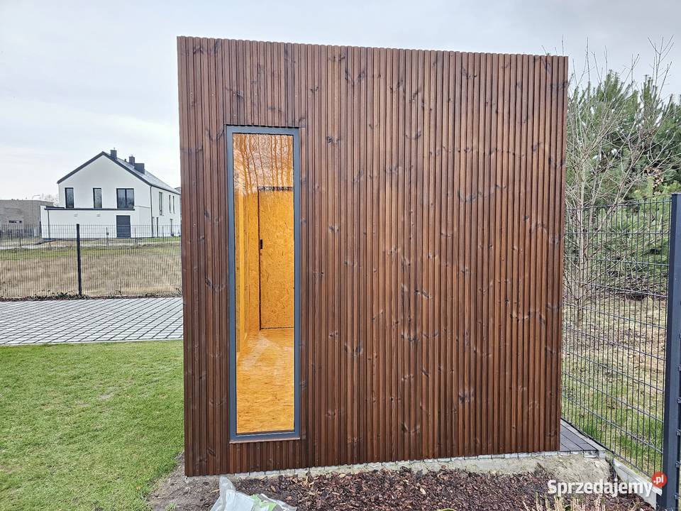 Nowoczesny domek ogrodowy ocieplony mazowieckie Ciechanów