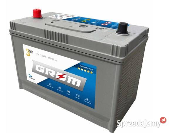 Akumulator 12V 125Ah 1000A GROM Premium CAT Siedlce