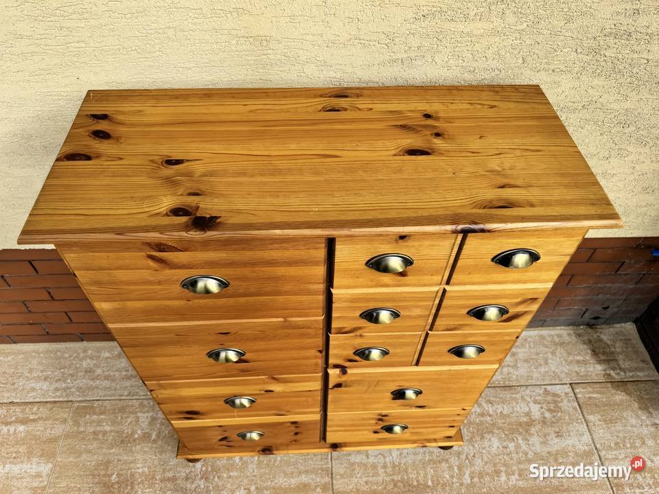 Szafka drewniana apteczna sosnowa komoda mazowieckie Garwolin