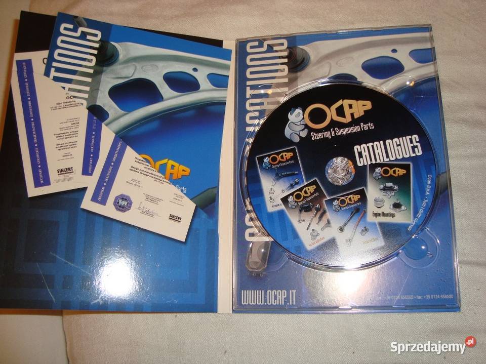 Katalog OCAP części samochodowych na CD