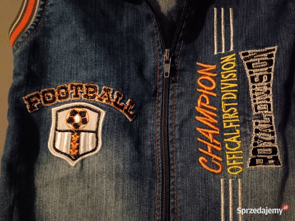 Bezrękawnik Chłopięcy dżins ciemny granat 110 Krosno