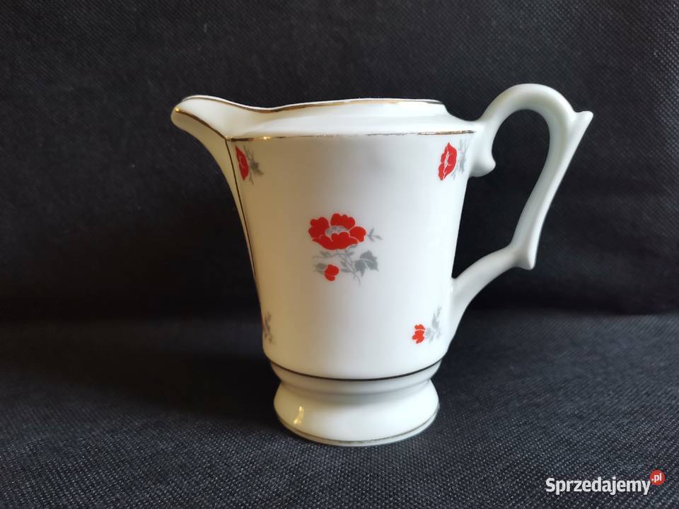 Stara porcelana Giesche mlecznik Łucja Maki Art śląskie Katowice