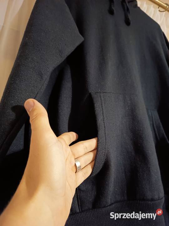 Bluza Męska z Kapturem Dresowa Sportowa Hoodie Suwałki