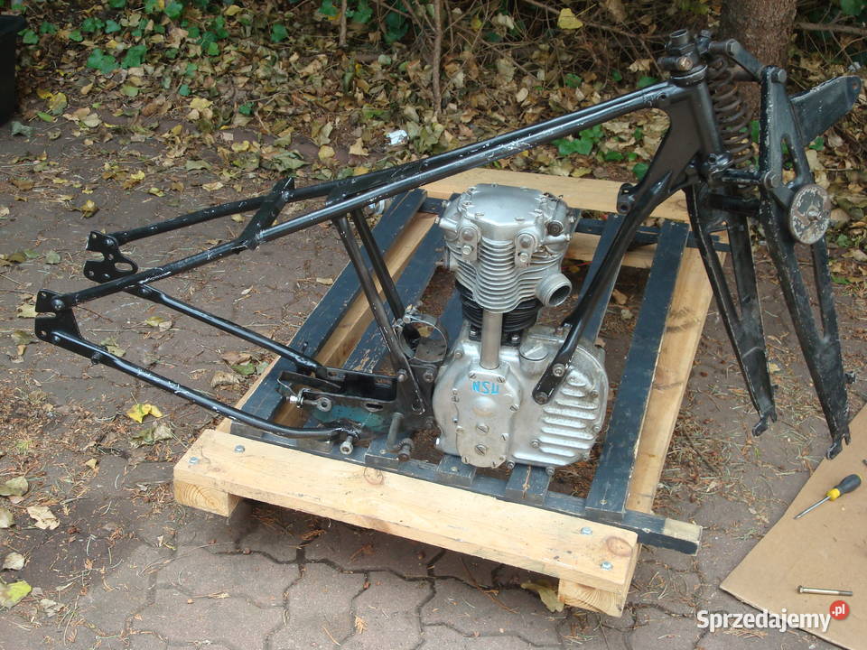 NSU 251 OSL 1939 rama z silnikiem pozostałe NSU mazowieckie Warszawa
