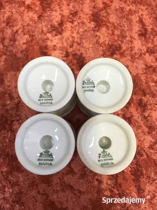 Kieliszki do jajek Rosenthal Maria Biala 4 świętokrzyskie Kielce