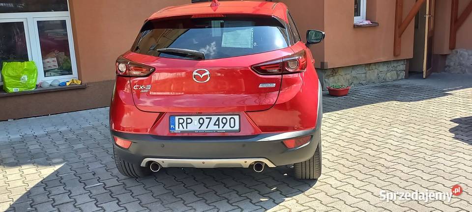 Mazda CX3 20 SkyActiv 150 4x4 Full Salon Polska nieuszkodzony podkarpackie Przemyśl
