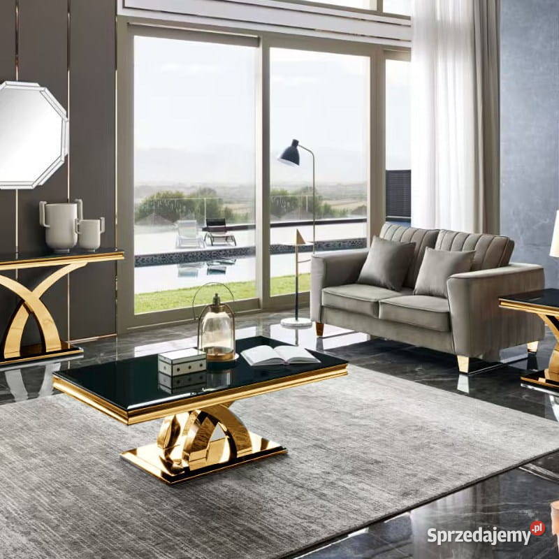 Meble do salonu jadalni Colorado Gold stół Warszawa