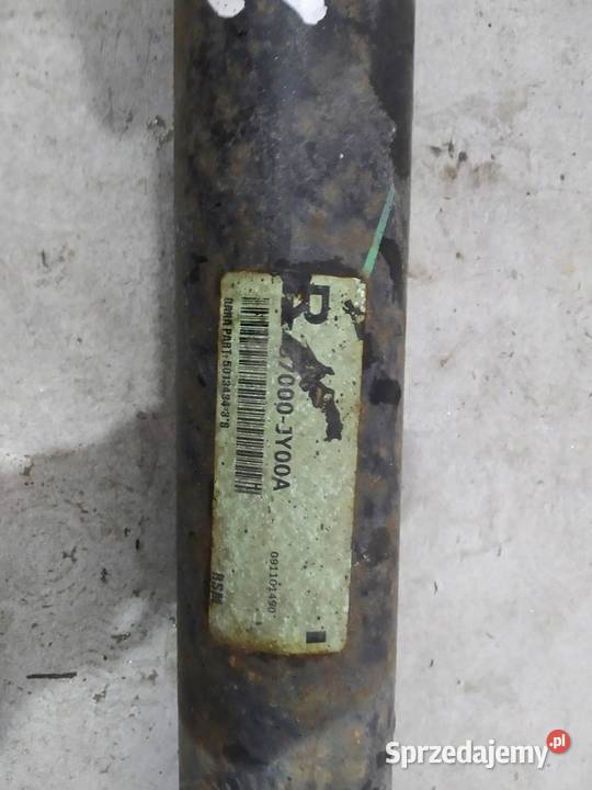 WAŁ NAPĘDOWY AWD 4X4 20 DCI 37000JY00A Renault