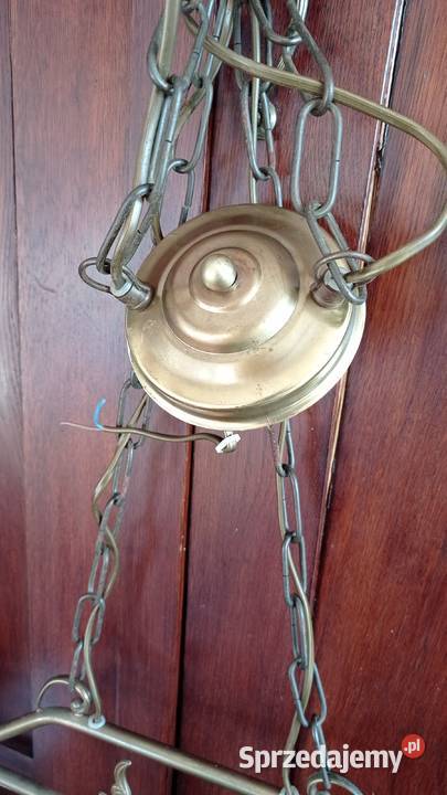 Strona mosiężna lampa rustkalna Włocławek
