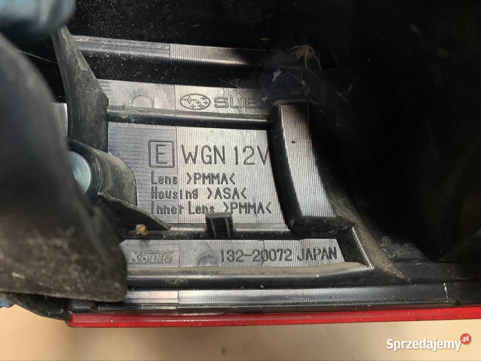 13220072 lampa tył tylna prawa Subaru legacy V Szczecin