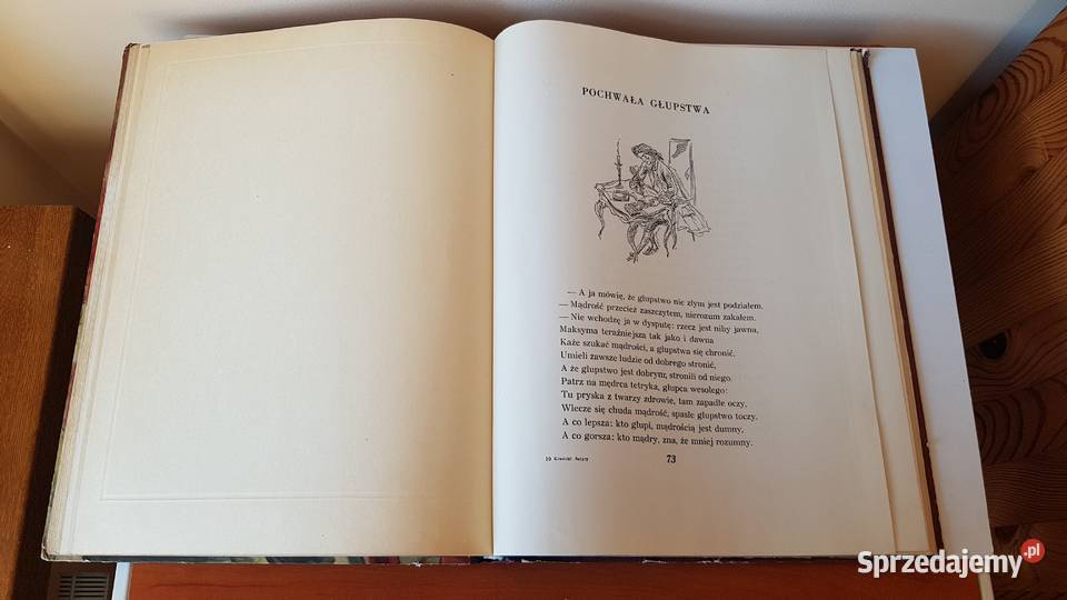 Ignacy Krasicki Satyry książka grafiki JM Rok wydania 1952 Książki dla dzieci Dąbrowa Górnicza