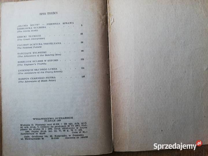 Sherlock Holmes Niepokonany A Conan Doyle Kraków
