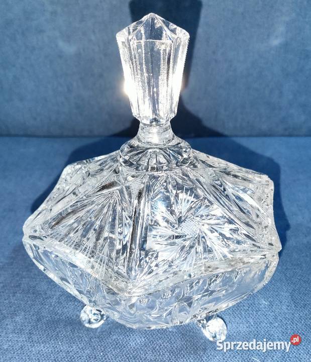 Zestaw szkła kryształowego bombonierka Porcelana i szkło Bielsko-Biała